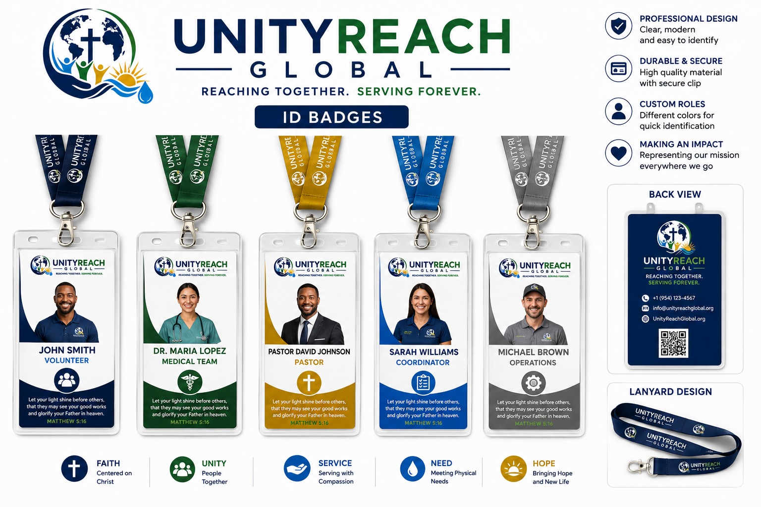 ID Badge & Lanyard System — UnityReach Global