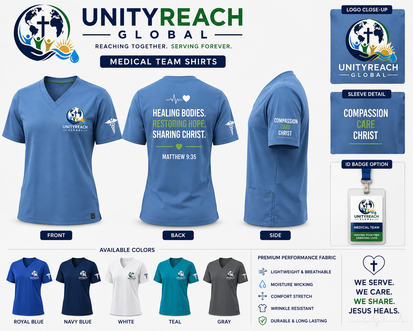 Medical Team Shirts — UnityReach Global